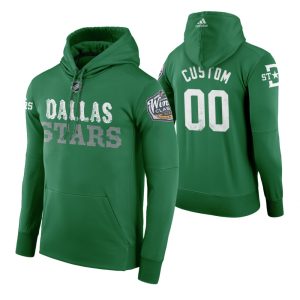 Elegant Adidas Stars Custom Men's Green 2020 Winter Classic Retro NHL Hoodie to support your favorite players