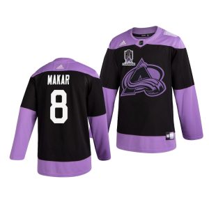Elegant Colorado Avalanche #8 Cale Makar Adidas 2022 Stanley Cup Champions Men's Hockey Fights Cancer Practice NHL Jersey Black to show your team love