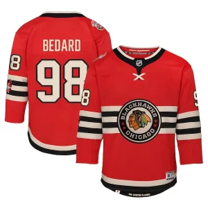Elegant Connor Bedard Chicago Blackhawks Preschool 2025 NHL Winter Classic Premier Player Jersey   Red for a memorable sports moment