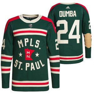 Elegant Minnesota Wild #24 Matt Dumba Men's Adidas 2022 Winter Classic Authentic NHL Jersey for a valuable hockey collectible