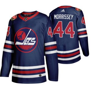 Elegant Winnipeg Jets #44 Josh Morrissey Men's 2019 20 Heritage Classic Wha Navy Stitched NHL Jersey for die   hard Blackhawks fans