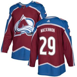 Fabulous Adidas Avalanche #29 Nathan MacKinnon Burgundy Home Authentic Stitched Youth NHL Jersey for an exciting hockey game