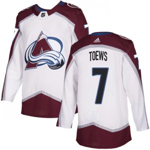 Fabulous Adidas Avalanche #7 Devon Toews White Youth Road Authentic Stitched NHL Jersey to add to your hockey memorabilia collection