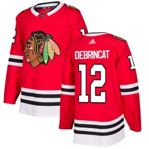 Fabulous Adidas Blackhawks #12 Alex DeBrincat Red Home Authentic Stitched Youth NHL Jersey to stand out at the stadium