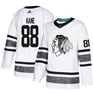 Fabulous Adidas Blackhawks #88 Patrick Kane White Authentic 2019 All Star Stitched Youth NHL Jersey for true hockey enthusiasts