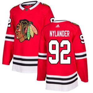 Fabulous Adidas Blackhawks #92 Alexander Nylander Red Home Authentic Stitched Youth NHL Jersey for die   hard Blackhawks fans