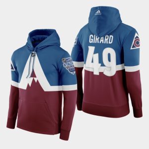 Fabulous Adidas Colorado Avalanche #49 Samuel Girard Men's Burgundy 2020 Stadium Series Hoodie to support your favorite players