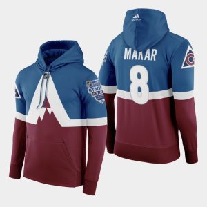 Fabulous Adidas Colorado Avalanche #8 Cale Makar Men's Burgundy 2020 Stadium Series Hoodie for die   hard Blackhawks fans