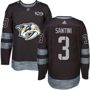 Fabulous Adidas Predators #3 Steven Santini Black 1917 2017 100th Anniversary Stitched NHL Jersey for true hockey enthusiasts
