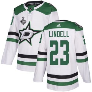 Fabulous Adidas Stars #23 Esa Lindell White Road Authentic Youth 2020 Stanley Cup Final Stitched NHL Jersey for a memorable sports moment