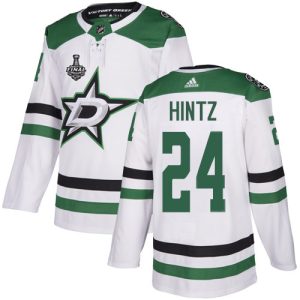 Fabulous Adidas Stars #24 Roope Hintz White Road Authentic Youth 2020 Stanley Cup Final Stitched NHL Jersey to support your favorite players