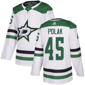 Fabulous Adidas Stars #45 Roman Polak White Road Authentic Stitched NHL Jersey to stand out at the stadium