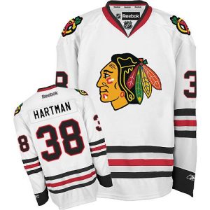 Fabulous Blackhawks #38 Ryan Hartman White Road Stitched Youth NHL Jersey to add to your hockey memorabilia collection