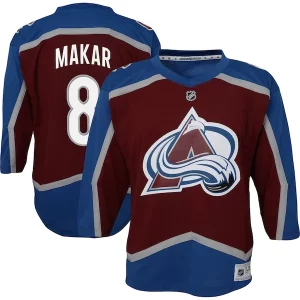 Fabulous Cale Makar Colorado Avalanche Preschool Replica Player Jersey   Burgundy for top   notch game   day wear