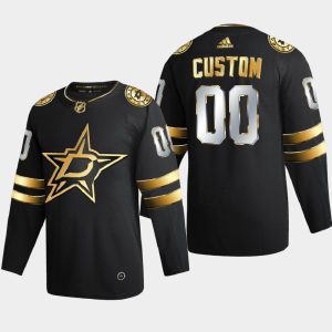 Fabulous Dallas Stars Custom Men's Adidas Black Golden Edition Limited Stitched NHL Jersey for true hockey enthusiasts