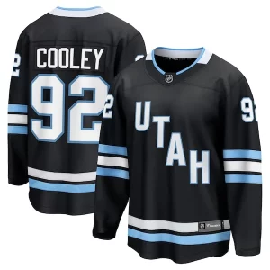 Fabulous Logan Cooley Utah Hockey Club Breakaway Player Jersey   Black/White to support your favorite players