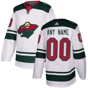 Fabulous Men's Adidas Wild Personalized Authentic White Road NHL Jersey to show your team love