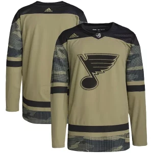 Fabulous St. Louis Blues adidas Military Appreciation Team Authentic Practice Jersey   Camo for a memorable sports moment