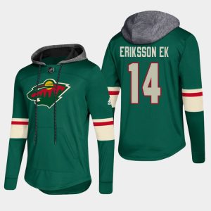 Fabulous Wild #14 Joel Eriksson Green 2018 Pullover Platinum Hoodie to add to your hockey memorabilia collection