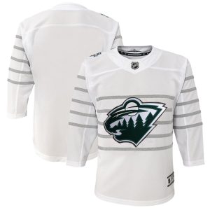 Fabulous Youth Minnesota Wild White 2020 NHL All Star Game Premier Jersey for an exciting hockey game