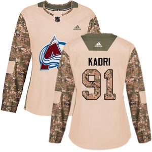 Gorgeous Adidas Avalanche #91 Nazem Kadri Camo Women's Authentic 2017 Veterans Day Stitched NHL Jersey for top   notch game   day wear