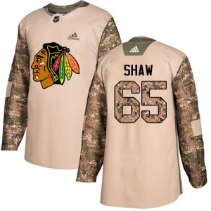 Gorgeous Adidas Blackhawks #65 Andrew Shaw Camo Authentic 2017 Veterans Day Stitched Youth NHL Jersey for die   hard Blackhawks fans