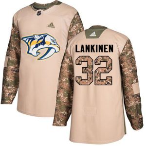 Gorgeous Adidas Predators #32 Kevin Lankinen Camo Authentic 2017 Veterans Day Stitched Youth NHL Jersey for true hockey enthusiasts