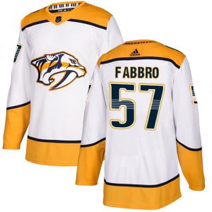 Gorgeous Adidas Predators #57 Dante Fabbro White Road Authentic Stitched Youth NHL Jersey for top   notch game   day wear
