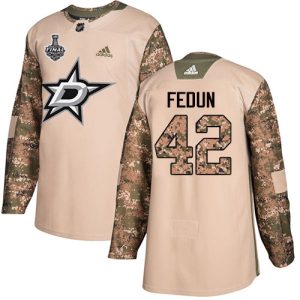 Gorgeous Adidas Stars #42 Taylor Fedun Camo Authentic 2017 Veterans Day Youth 2020 Stanley Cup Final Stitched NHL Jersey to show your team love