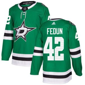 Gorgeous Adidas Stars #42 Taylor Fedun Green Home Authentic Youth Stitched NHL Jersey to stand out at the stadium