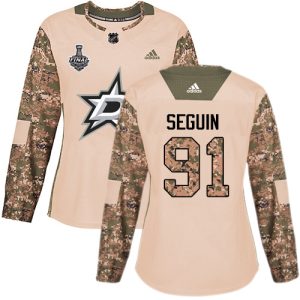 Gorgeous Adidas Stars #91 Tyler Seguin Camo Authentic 2017 Veterans Day Women's 2020 Stanley Cup Final Stitched NHL Jersey for top   notch game   day wear