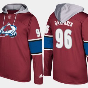 Gorgeous Avalanche #96 Mikko Rantanen Burgundy Name And Number Hoodie for an exciting hockey game