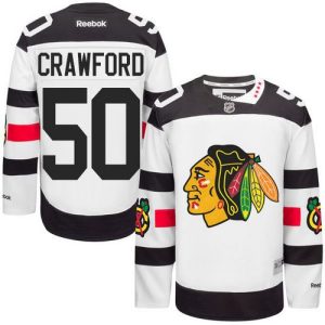 Gorgeous Blackhawks #50 Corey Crawford White 2016 Stadium Series Stitched Youth NHL Jersey for true hockey enthusiasts