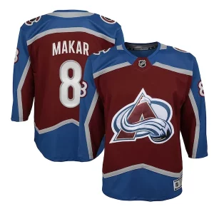 Gorgeous Cale Makar Colorado Avalanche Youth Home Premier Player Jersey   Burgundy for die   hard Blackhawks fans