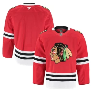Gorgeous Chicago Blackhawks Home Authentic Pro Jersey   Red to stand out at the stadium