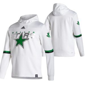 Gorgeous Dallas Stars Blank Adidas Reverse Retro Pullover Hoodie White for an exciting hockey game