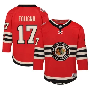 Gorgeous Nick Foligno Chicago Blackhawks Youth 2025 NHL Winter Classic Premier Player Jersey   Red for an exciting hockey game