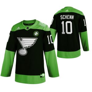 Gorgeous St. Louis Blues #10 Brayden Schenn Men's Adidas Green Hockey Fight nCoV Limited NHL Jersey for a valuable hockey collectible