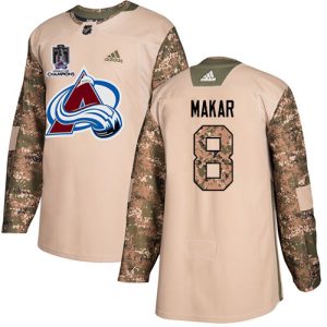 Impressive Adidas Avalanche #8 Cale Makar Camo Authentic 2022 Stanley Cup Champions Veterans Day Stitched NHL Jersey for top   notch game   day wear