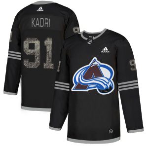 Impressive Adidas Avalanche #91 Nazem Kadri Black Authentic Classic Stitched NHL Jersey to support your favorite players
