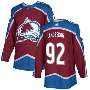 Impressive Adidas Avalanche #92 Gabriel Landeskog Burgundy Home Authentic Stitched Youth NHL Jersey to support your favorite players