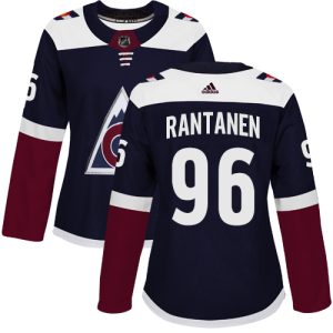 Impressive Adidas Avalanche #96 Mikko Rantanen Navy Alternate Authentic Women's Stitched NHL Jersey for a valuable hockey collectible