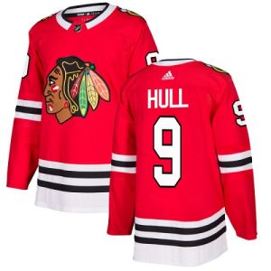 Impressive Adidas Blackhawks #9 Bobby Hull Red Home Authentic Stitched Youth NHL Jersey to stand out at the stadium