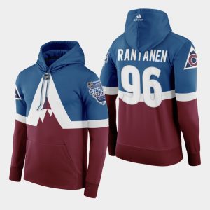 Impressive Adidas Colorado Avalanche #96 Mikko Rantanen Men's Burgundy 2020 Stadium Series Hoodie for an exciting hockey game