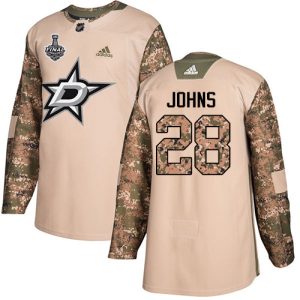 Impressive Adidas Stars #28 Stephen Johns Camo Authentic 2017 Veterans Day Youth 2020 Stanley Cup Final Stitched NHL Jersey for die   hard Blackhawks fans