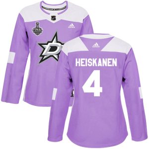 Impressive Adidas Stars #4 Miro Heiskanen Purple Authentic Fights Cancer Women's 2020 Stanley Cup Final Stitched NHL Jersey to stand out at the stadium