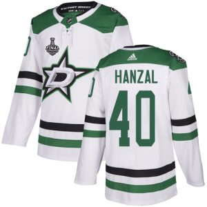 Impressive Adidas Stars #40 Martin Hanzal White Road Authentic 2020 Stanley Cup Final Stitched NHL Jersey to stand out at the stadium