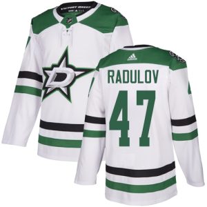 Impressive Adidas Stars #47 Alexander Radulov White Road Authentic Youth Stitched NHL Jersey to add to your hockey memorabilia collection