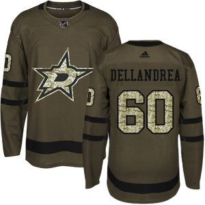 Impressive Adidas Stars #60 Ty Dellandrea Green Salute to Service Youth Stitched NHL Jersey to support your favorite players