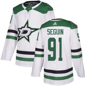 Impressive Adidas Stars #91 Tyler Seguin White Road Authentic Youth Stitched NHL Jersey for a memorable sports moment